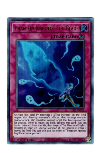 Yugioh Phantom Knights' Fog Blade - Gftp-en122 - Ultra Rare 