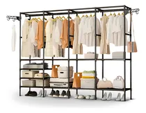 Comprar Estante Arara Cabideiro Prateleiras Sapateira Closet Roupas