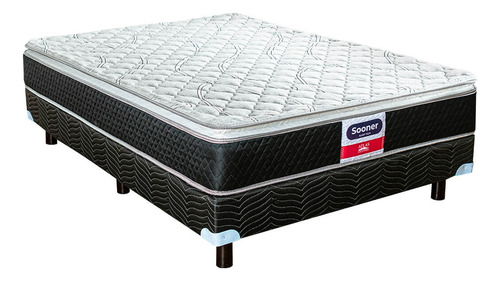 Colchón Queen Size Atlas Sooner + Protector + Almohada