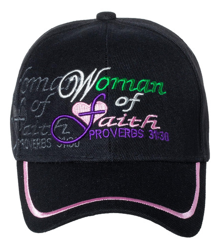 Gorra Mujer Fe Proverbios 31:30 Estudio Bíblico Cristiano Fe