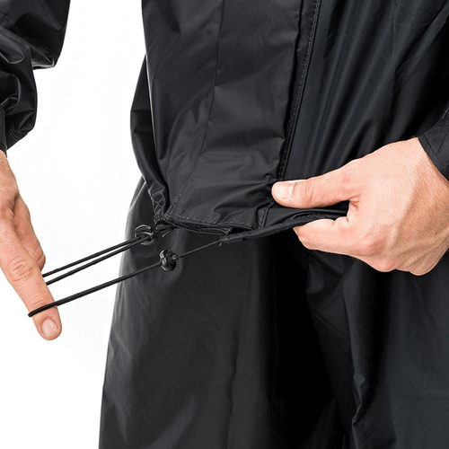 Imagem 4 de 8 de Capa De Chuva Motoqueiro, Masculino, Preto, Pantaneiro Nylon