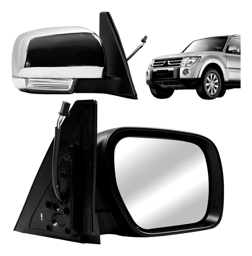 Par Retrovisor Pajero Full 13 14 15 16 17 18 Elétrico Pisca