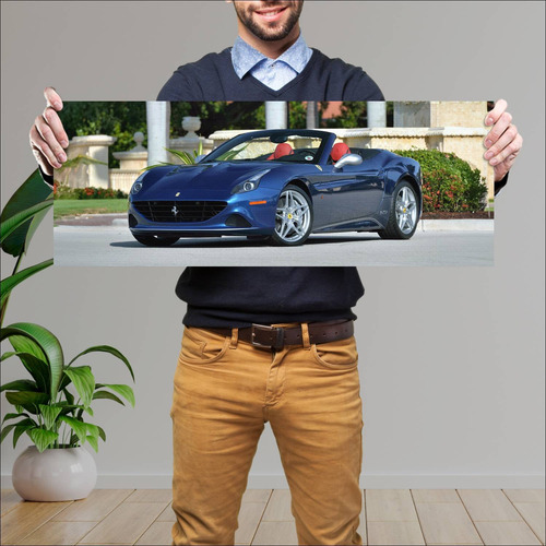 Cuadro 30x80cm Auto 2017 Ferrari California T Th 652