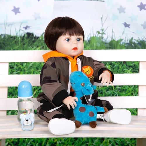 Bebe Reborn Menino Corpo Inteiro Silicone
