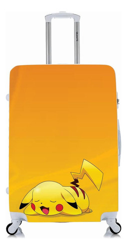Capa Protetora Para Mala Viagem Media Pikachu Dormindo
