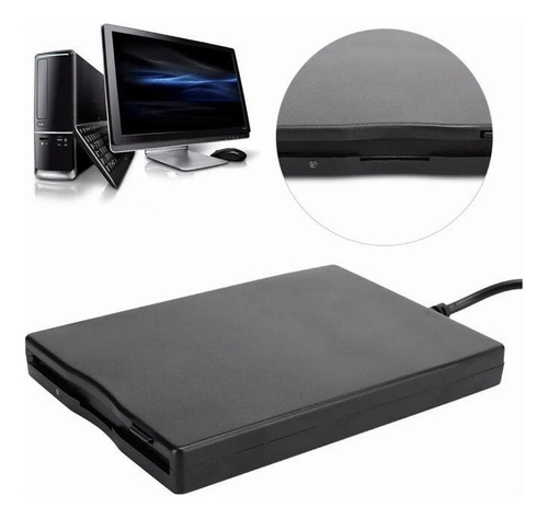 Unidad De Disquete Externa Usb Portátil De 3.5 Pulgadas