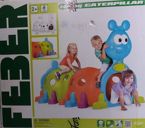 Tunel De Juegos Para Niños Oruga Happy Caterpillar Feber