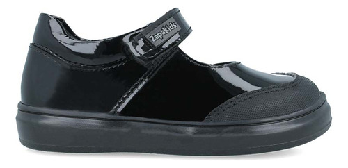 Zapatos Escolares Zapakids Flats Niña Charol Negro Casual (1