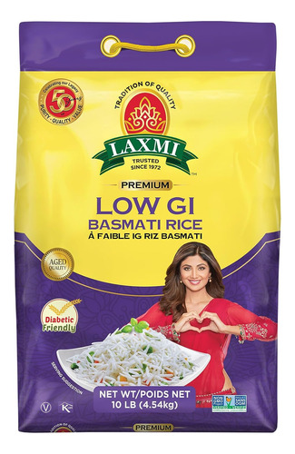 Foods - Arroz Basmati Diabético, Bolsa De 10 Libras