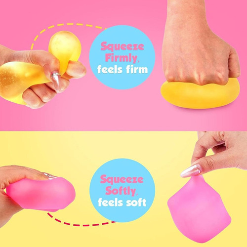 3 Piezas Stress Relief Cube Squishy Juguetes Antiestrés