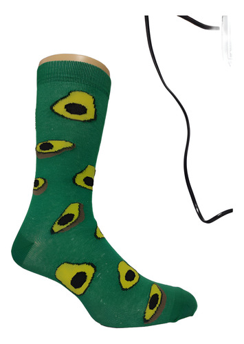 Pack X 32 Pares Media 3/4 Algodón Dibujo Palta Oferta Palta Único