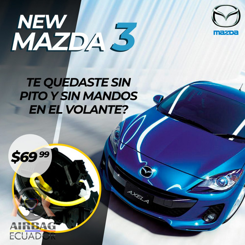 Mazda 2 3 5 6 Repuesto Clock Spring Airbag Japones