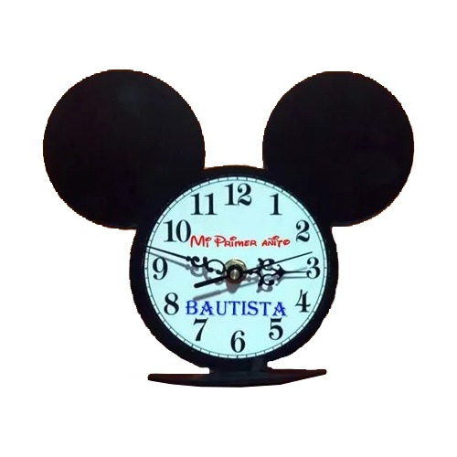 10 Reloj Mickey Souvenirs Personalizado Cumpleaños Infantil