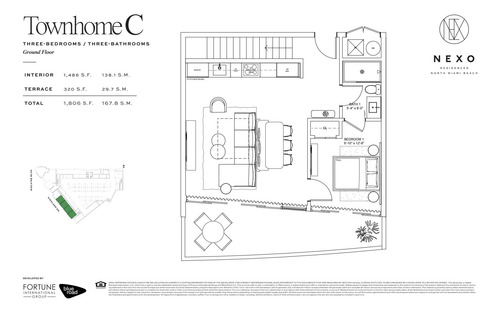 Departamento En Condominio Nexo Miami