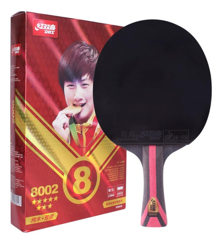 Dhs 8 Star 8002 Raqueta Tenis Mesa Profesional Pala Ping 5