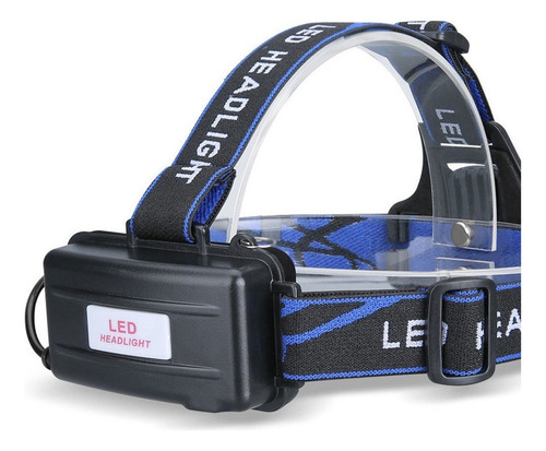 * . Brillante Faro Casco Led Linterna Impermeable Recargable
