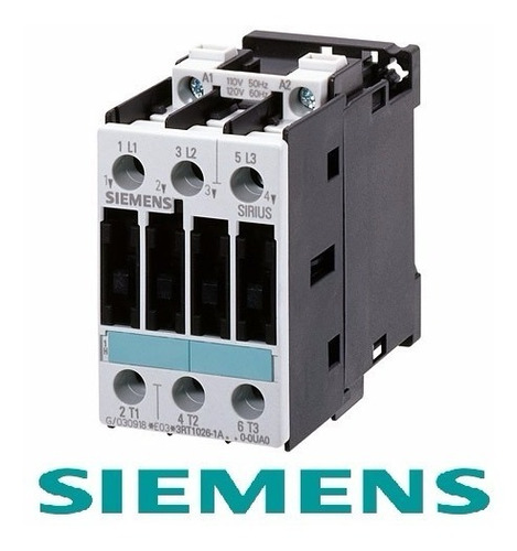 Contactor Electrico Siemens 25a 110v 3rt1026