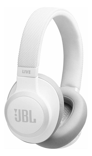 Auriculares inalámbricos JBL Live 650 BTNC JBLLIVE650BTNC blanco con luz LED