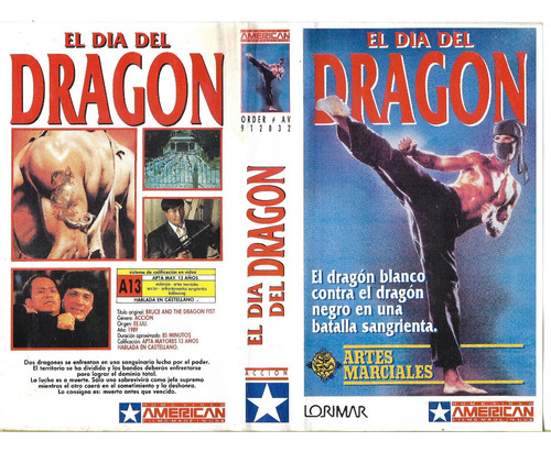 El Dia Del Dragon Bruce And The Dragon Fist Vhs Castellano