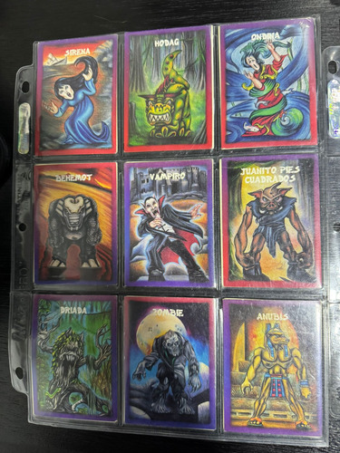 Lote 40 Tarjetas Monstruos De Bolsillo Sonrics Raros (Usado)
