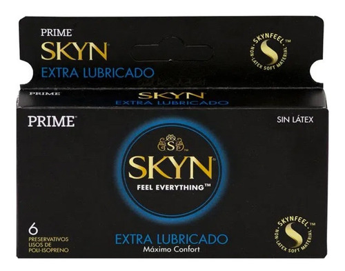 Prime Preservativos Skyn Extra Lubricado 6 Unidades