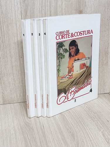 Curso De Corte E Costura Gil Brandão - 4 Volumes - Raridade (Usado)
