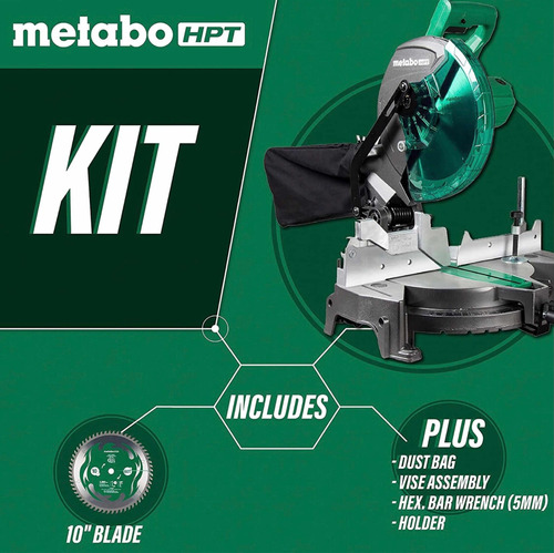 Ingleteadora Metabo Hpt C10fcgs, Nueva De Paquete Por 280