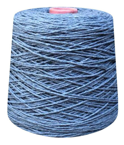 Barbante Colorido Número 6 Fios Para Crochê 1 Kg Prial Cor Azul Índigo