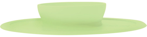 Tazón De Alimentación De Silicona Nuby Sure Grip - Solo Verd