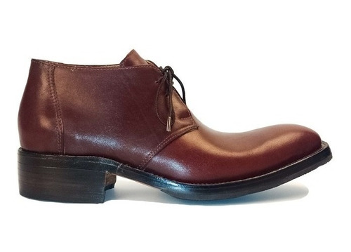 Zapatos De Vestir Cuero Guinda Hombre - Oxford | Jhos 1971