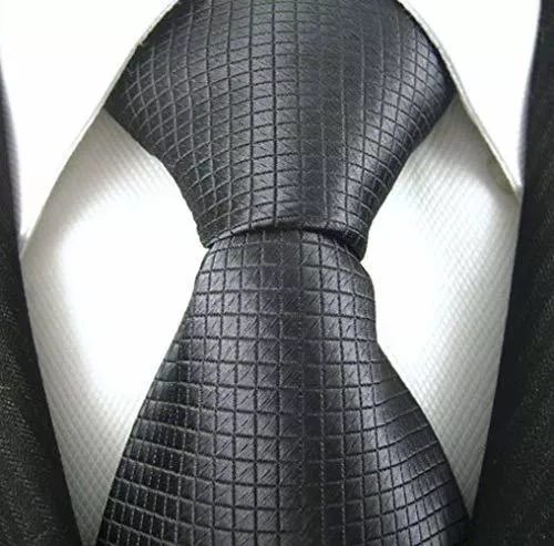 Scott Allan Corbata negra para hombre, corbata negra sólida, Corbatas  elegantes para hombre, Negro 