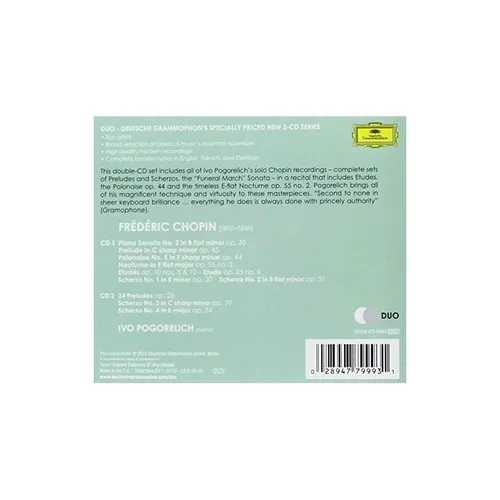 Pogorelich Ivo Chopin 4 Scherzi 24 Preludes Sonata No. 2 Pre