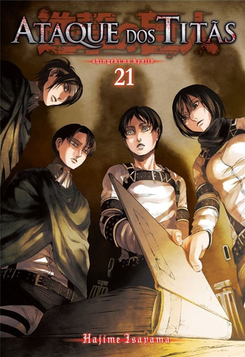 Ataque dos Titãs Vol. 21: Série Original, de Isayama, Hajime. Editora Panini Brasil LTDA, capa mole em português, 2017