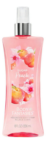 Fragancia Sugar Peach Body Fantasies. Body Spray 236ml Volumen De La Unidad 236 Ml