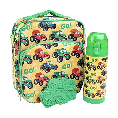 Bentology Kids Lunch Bag Set (dinosaur-) Incluye Tote Cclc3