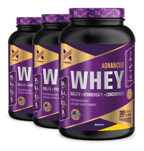 Combo 3 Unidades Advanced Whey Protein Xtrenght®