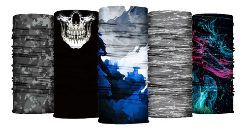15 Pack - Bandana, Mascara, Pañuelo Moto, 4x4, Pesca, Sol Color Variedad Modelos