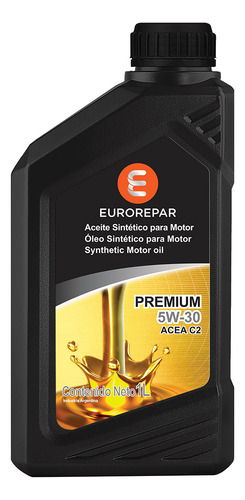 Aceite Para Motor Sintetico Eurorepar Premium C2 5w30 1l
