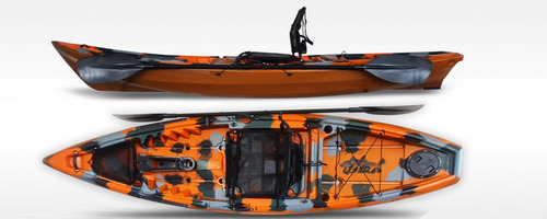 Kayak Hidro2eko Tuna Pro Camuflado Naranja - Kayaks Feelfree