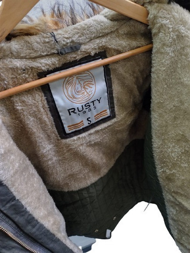 Imagen 4 de 6 de Campera Rusty Bailey Parka Mujer Importada Premium - Potenza