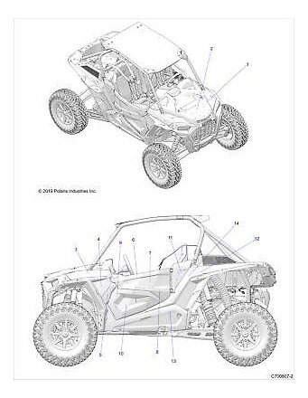 Polaris Decal-fr.fndr,side,top,lh  [ag][bg][LG], Qty 1 Pxc