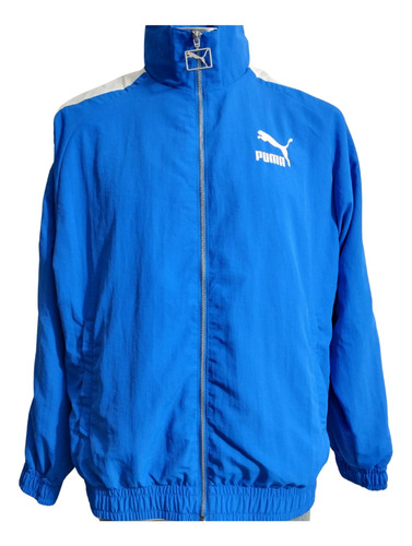 Chamarra Azul Puma Hombre Talla Chica (s) Oversized Mod.6269