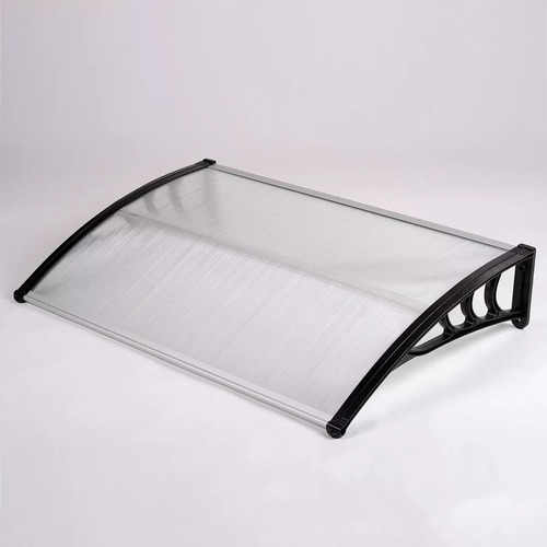 Alero De Policarbonato Transparente 75x1,20m Puertas Ventana