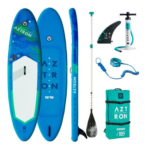 Tabla Sup Stand Up Paddle Aztron Mercury 10´ Ilable Color Azul