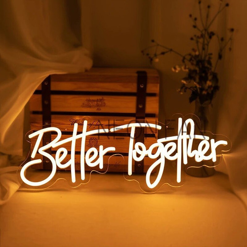 Cartel Neon Led Just Married - Varios Fiesta Boda