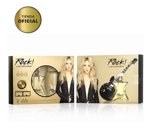 Shakira  Rock Edt 80ml + Desodorante 150ml - Perfume Mujer