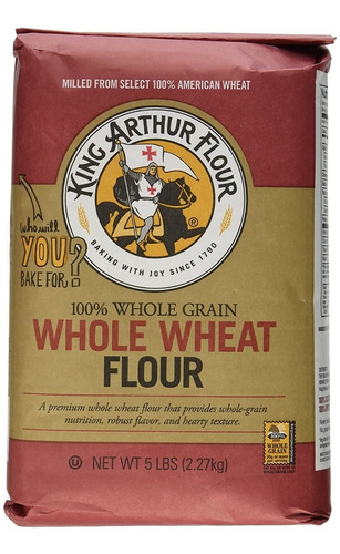 King Arthur Traditional Whole Wheat Flour 2.27 Kg