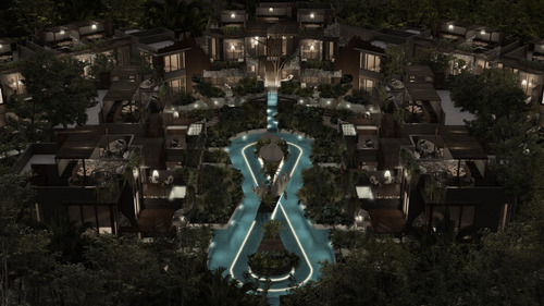 Departamento En Venta En Tulum, Quintana Roo, Siwá Élevé, Sky Con Alberca Privada + Doble Altura