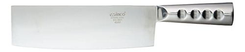 Winco Kc-501 Cuchillo Chino Con Mango De Acero Y Hoja De 8
