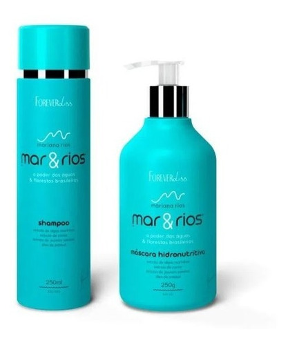 Forever Liss Kit Shampoo E Máscara Mariana Rios - Mar&rios